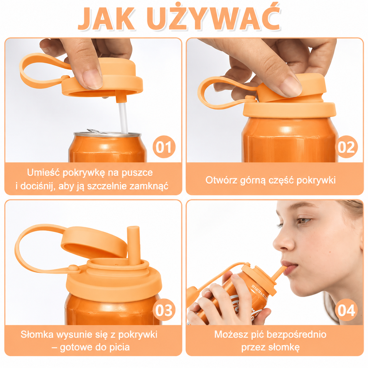 Sippy™ Pokrywka na Puszkę | Zestaw 2 sztuk